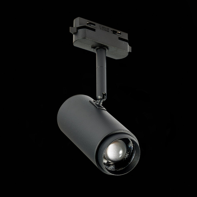 ST600.436.12 Св-к трек. Zoom Черный LED 1*12W 3000K 1 200Lm Ra>80 15-60° IP20 L137xW59xH178 170-240V BASE