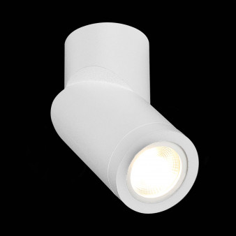 ST650.502.01 Светильник потолочный Белый GU10 1*50W IP20 D60xH190 180-240V Без ламп Накладные светильники