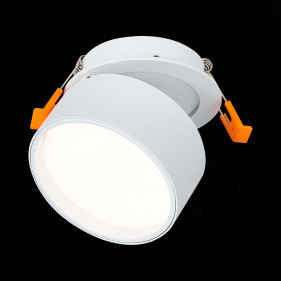 ST651.548.09 Встраиваемый поворотный светильник Белый LED 1*9W 4000K 720Lm Ra>90 120° IP20 D85xH68 170-240VV Встраиваемые светильники