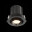 ST702.338.12 Св-к встр. Черный LED 1*12W 3000K 900Lm Ra80 24° IP20 D90xH92 180-240V Встраиваемые светильники