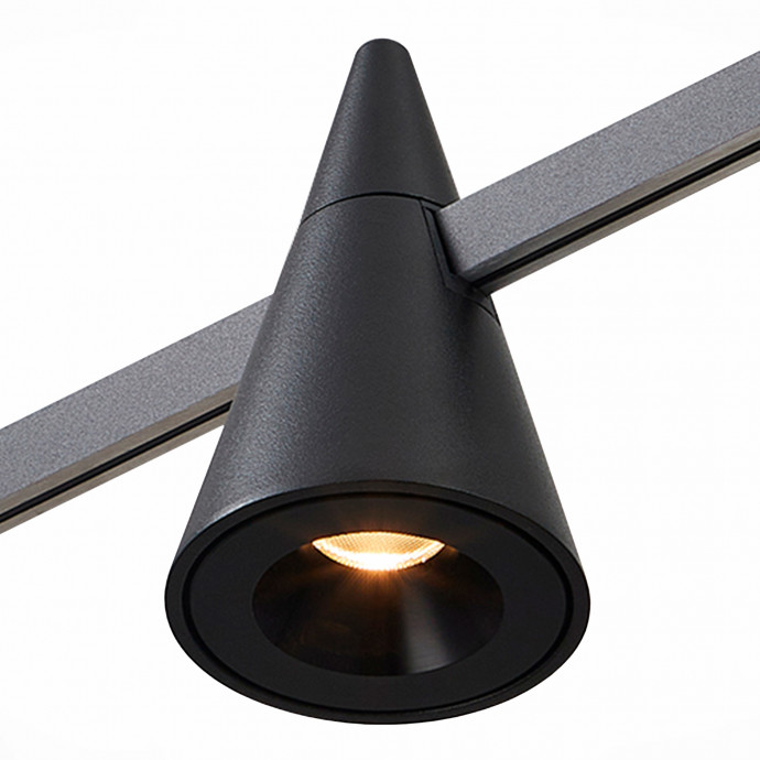 ST813.406.05 Магнитный трековый светильник FARM Черный LED 1*5W 3000K 325Lm Ra90 60 IP20 D70xH115 24 FARM