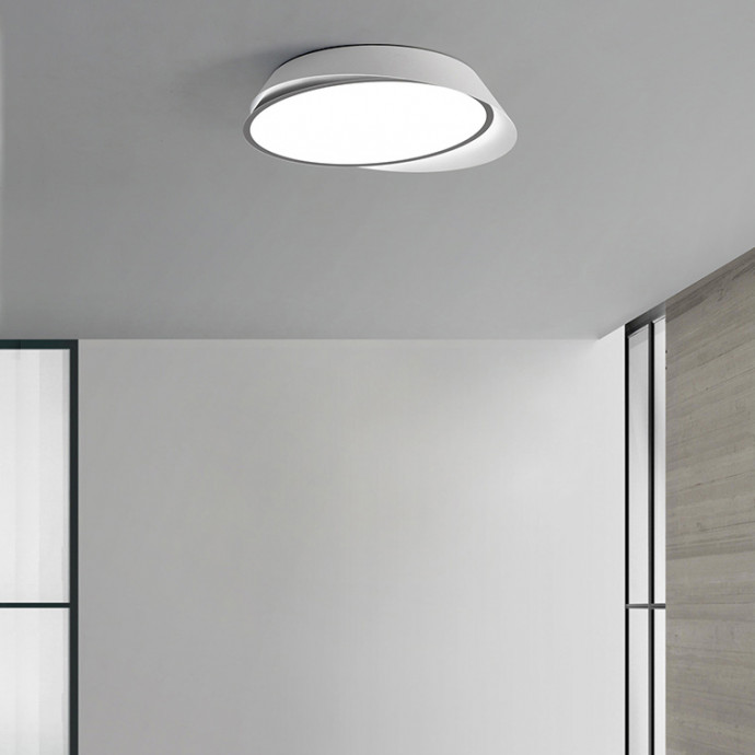 Потолочный Светильник Shell D50 White Black By Imperiumloft