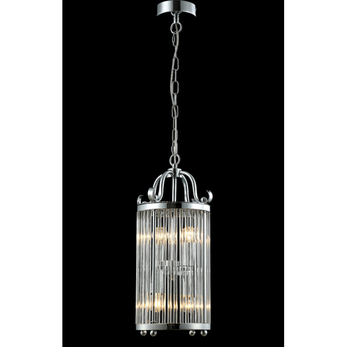 Светильник подвесной Crystal Lux TADEO SP4 D200 CHROME/TRANSPARENTE