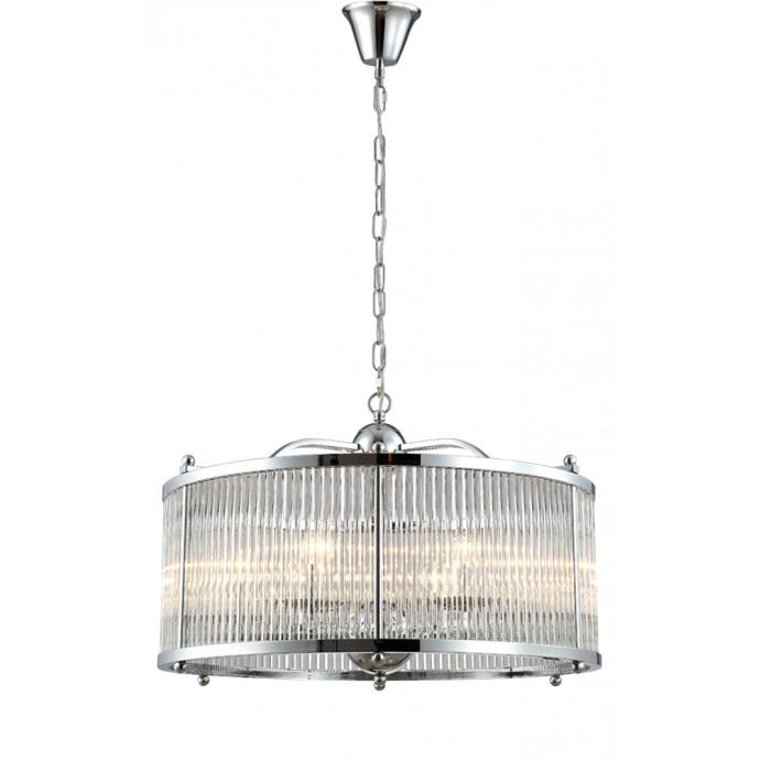 Люстра Crystal Lux TADEO SP6 D600 CHROME/TRANSPARENTE