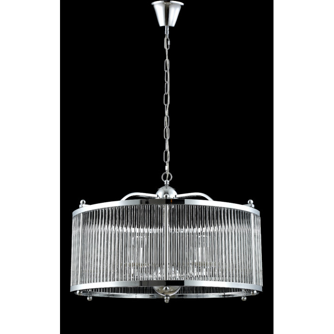 Люстра Crystal Lux TADEO SP6 D600 CHROME/TRANSPARENTE