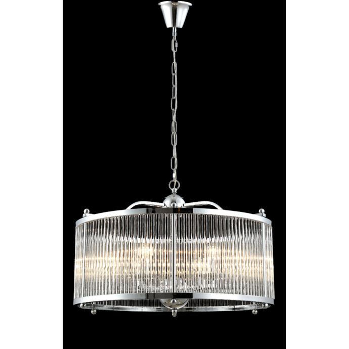 Люстра Crystal Lux TADEO SP6 D600 CHROME/TRANSPARENTE