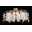 Потолочный светильник Crystal Lux TENERIFE TENERIFE PL8 SILVER
