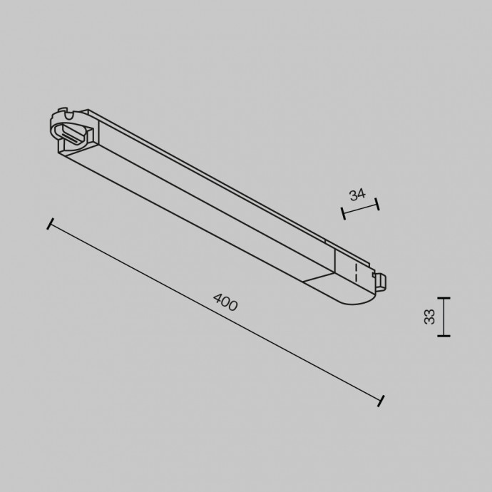 Трековый светильник Technical TR000-1-12W4K-W