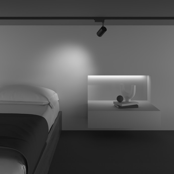 Трековый светильник Technical TR003-1-6W3K-M-B