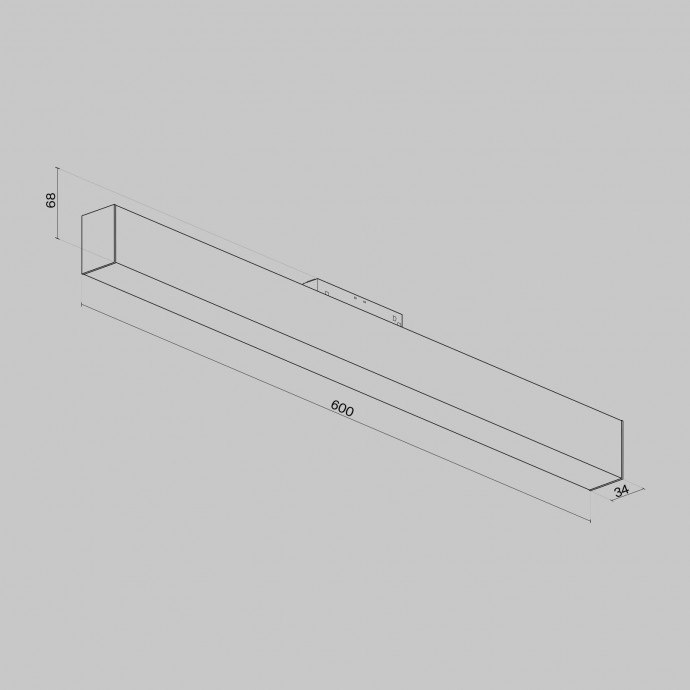 Трековый светильник Technical TR012-2-20W4K-W