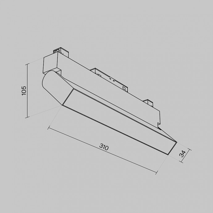 Трековый светильник Technical TR013-2-20W3K-B