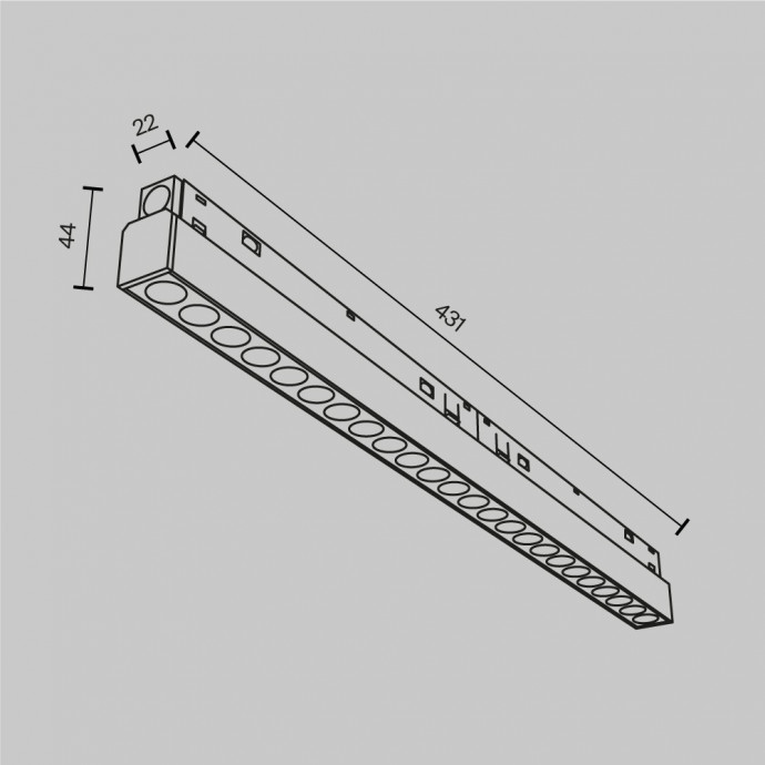 Трековый светильник Technical TR031-4-24WTW-DD-B