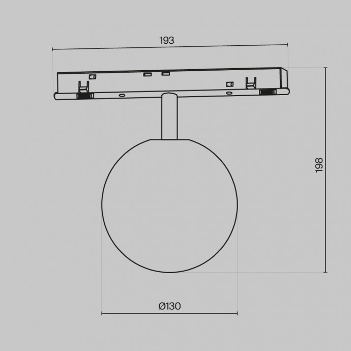 Трековый светильник Technical TR038-2-5W4K