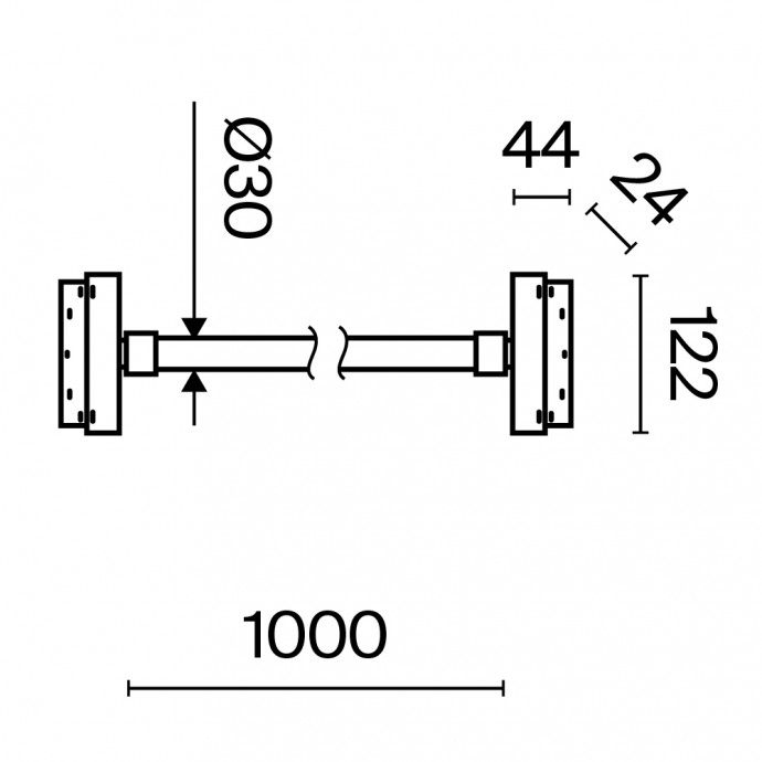 Подвесной светильник Maytoni Magnetic track system Exility TR101-2-20W3K-B