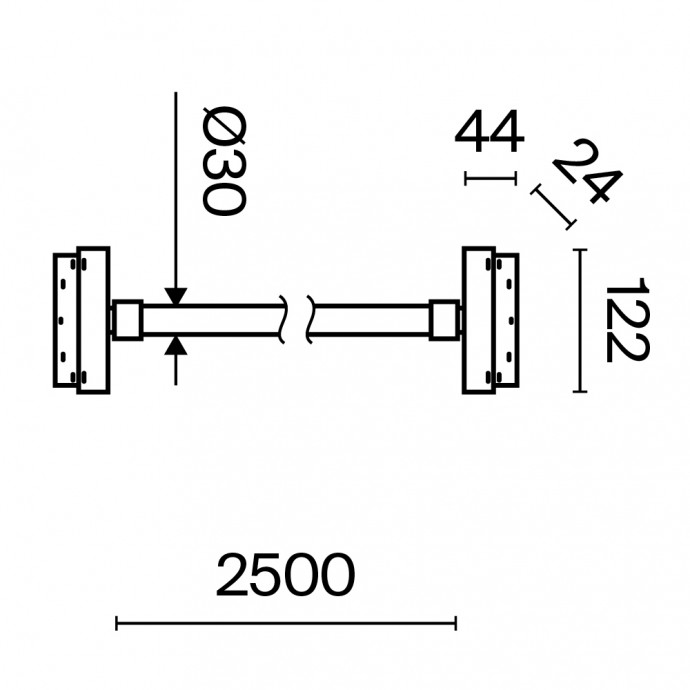 Подвесной светильник Maytoni Magnetic track system Exility TR101-2-50W4K-B