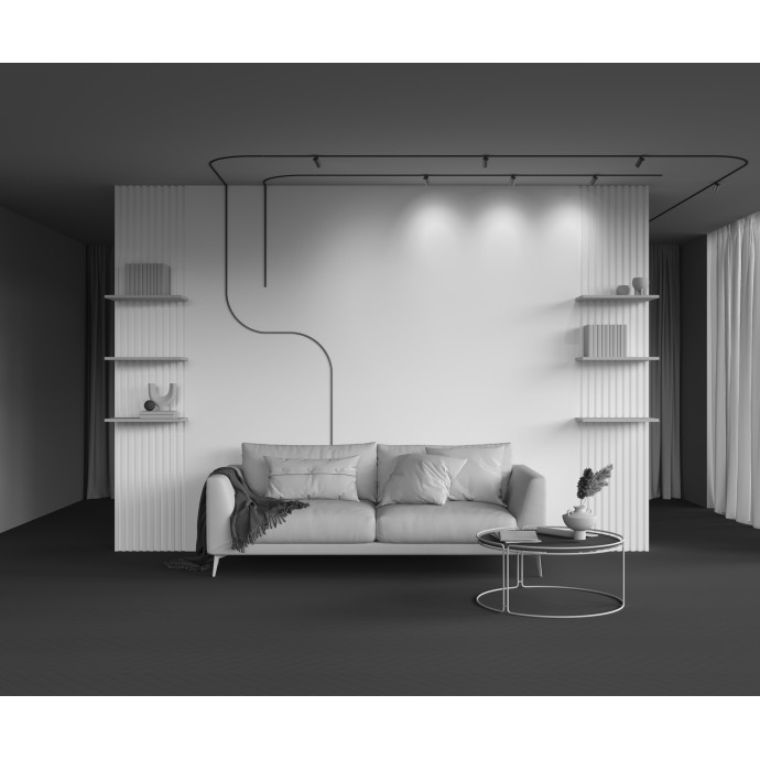 Трековый светильник Technical TR187-1-5W4K-M-BBS