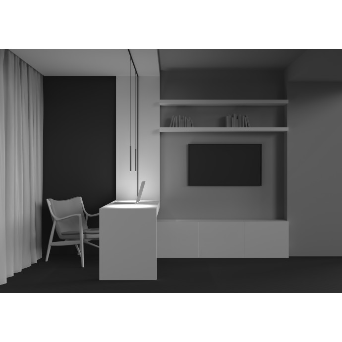 Трековый подвесной светильник Technical TR191-1-3W2.7K-M-BBS