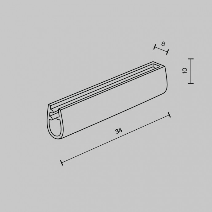 Комплектующие для текстильной подвесной системы Technical TRA130BEC-B
