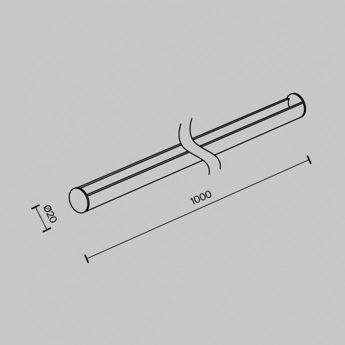 Комплектующие для текстильной подвесной системы Technical TRA130SR-1B