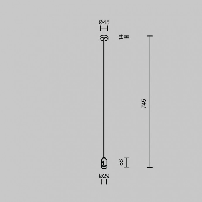 Комплектующие для трековой системы Technical TRA159C-B1-BS