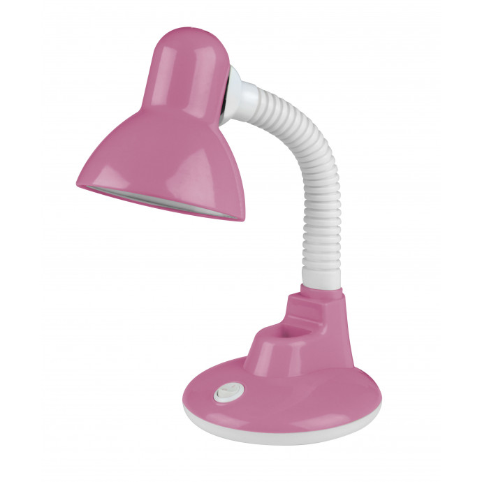 TLI-227 PINK E27 Светильник настольный. Цоколь Е27. Механический выключатель. Розовый. ТМ Uniel.