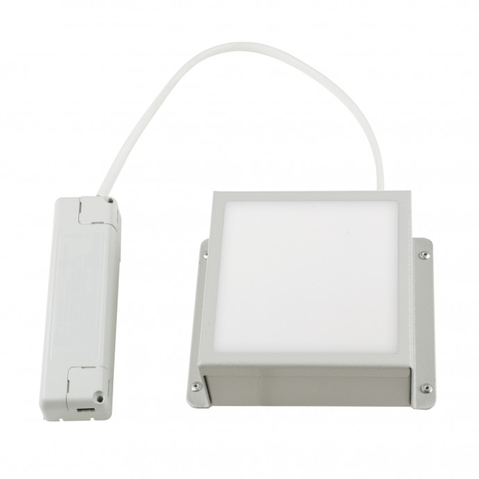 ULP-1010 7W/4000К IP40 GRILYATO WHITE Светильник светодиодный потолочный встраиваемый. Белый свет (4000K). 868Лм. Для ячеек 100x100мм. Корпус белый. В комплекте с и/п. ТМ Uniel