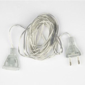 UCX-Y25/10W-300 CLEAR Удлинитель для подключения гирлянд, 3м. 10 Вт. Тип Y25. Прозрачный. ТМ Uniel