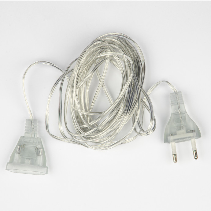 UCX-Y25/10W-300 CLEAR Удлинитель для подключения гирлянд, 3м. 10 Вт. Тип Y25. Прозрачный. ТМ Uniel