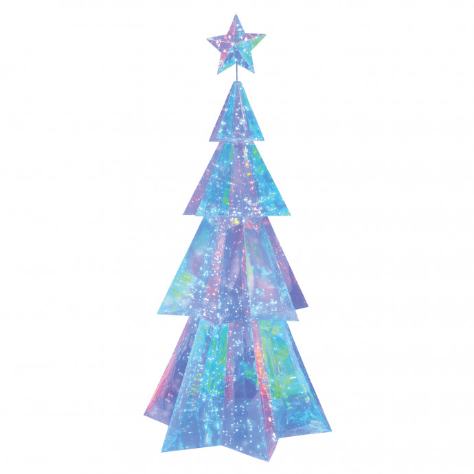 ULD-R502 220V XMAS TREE Светильник декоративный «Ёлка». 400 светодиодов. Белый свет. Цвет корпуса радужный. TM Uniel