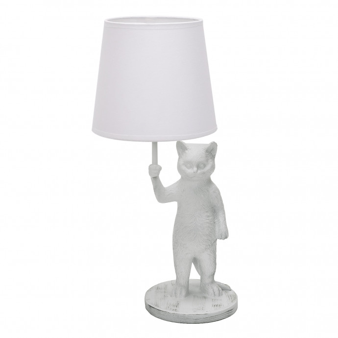 UML-B465 E14 WHITE Светильник настольный декоративный 