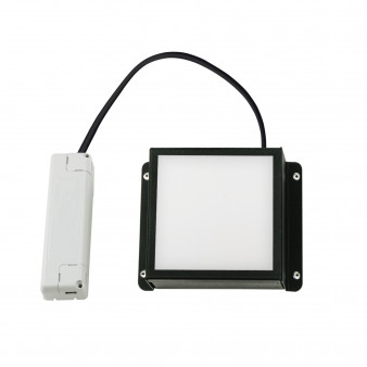 ULP-0808 7W/4000К IP40 GRILYATO BLACK Светильник светодиодный потолочный встраиваемый. Белый свет (4000K). 868Лм. Для ячеек 86х86мм. Корпус черный. В комплекте с и/п. ТМ Uniel