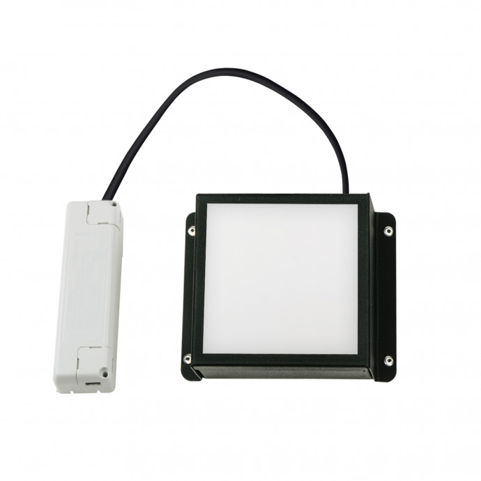 ULP-0808 7W/4000К IP40 GRILYATO BLACK Светильник светодиодный потолочный встраиваемый. Белый свет (4000K). 868Лм. Для ячеек 86х86мм. Корпус черный. В комплекте с и/п. ТМ Uniel