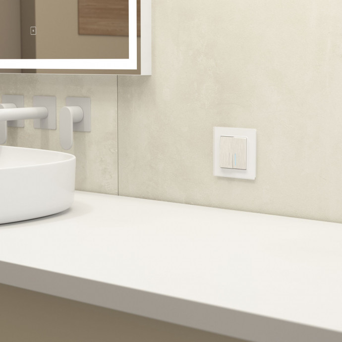 Рамка на 1 пост (белый матовый) W0011105