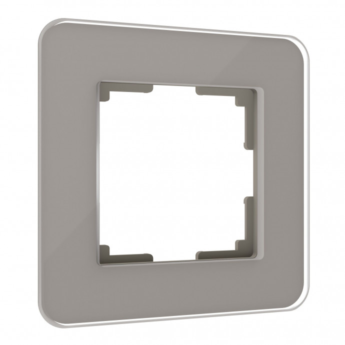 Рамка из стекла на 1 пост Elite дымчатый W0012417
