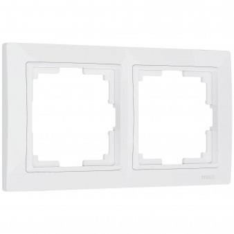 Рамка на 2 поста (белый, basic) W0022001