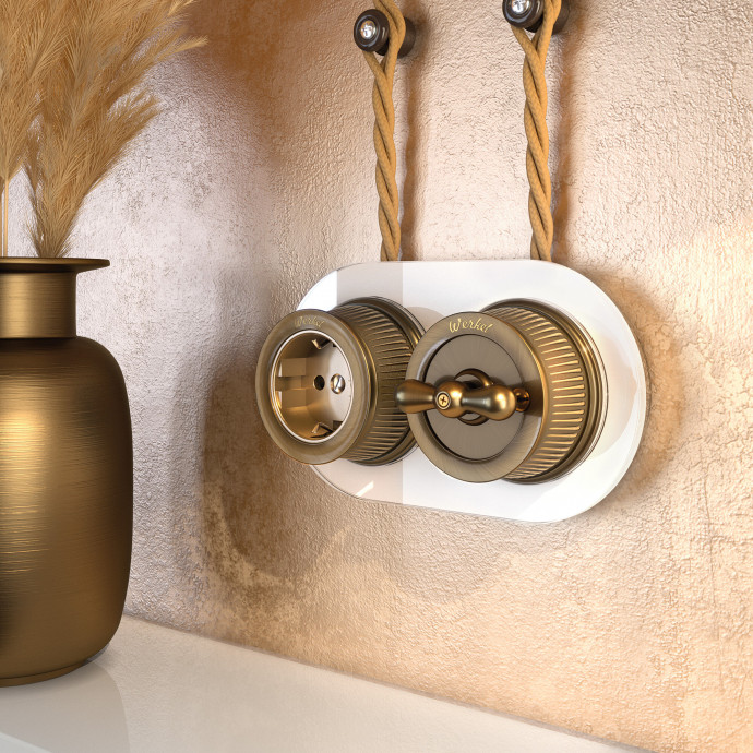 Рамка на 2 поста (Белый) W0025101