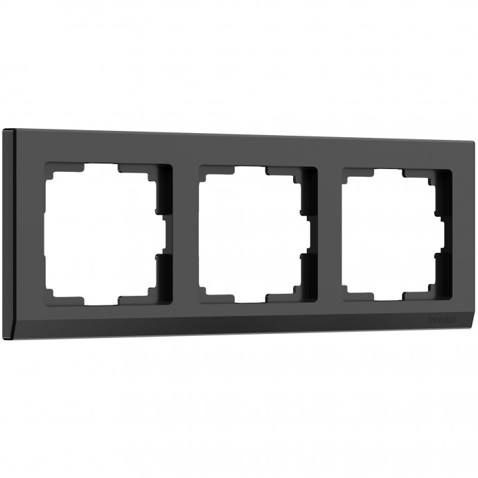 Рамка на 3  поста (черный) W0031808