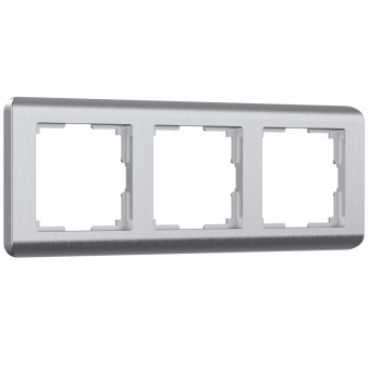 Рамка на 3 поста (серебряный) W0032106