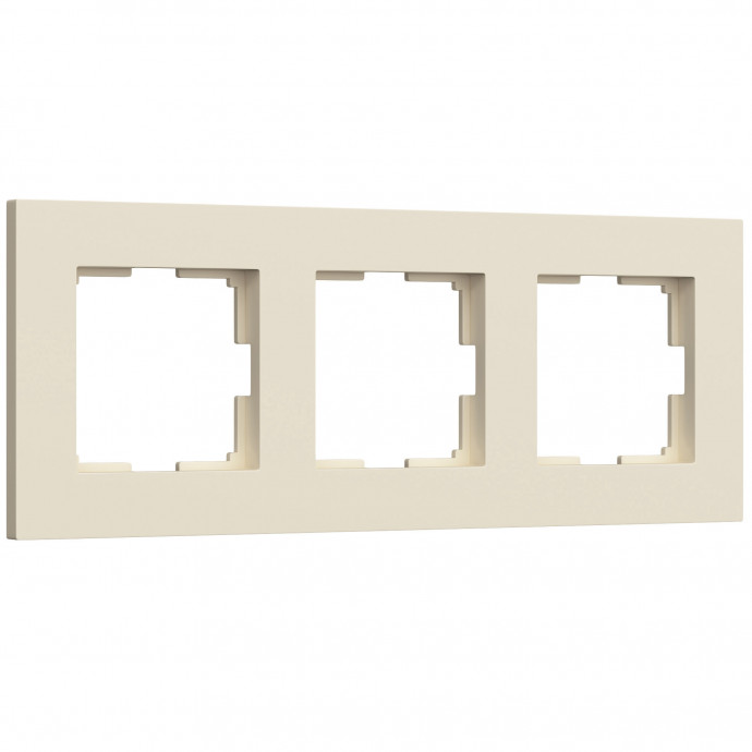 Рамка на 3 поста Slab (айвори матовый) W0032962