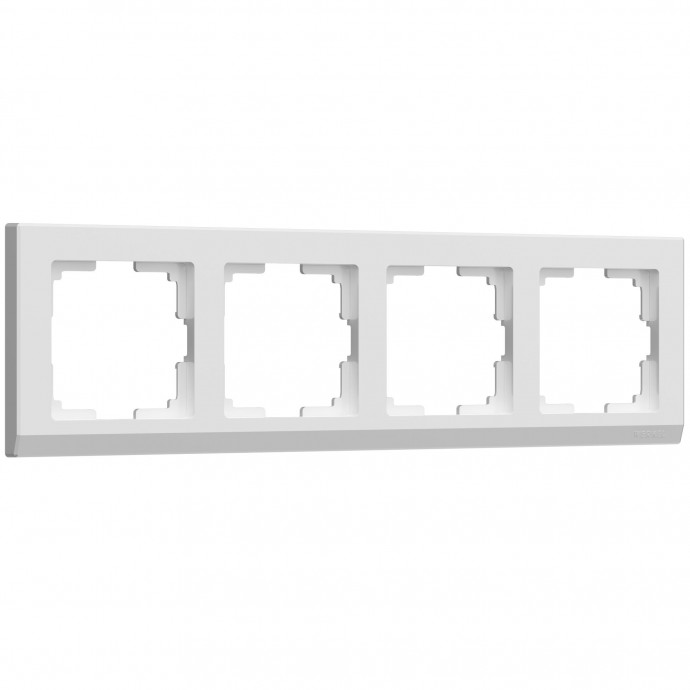 Рамка на 4 поста (белый) W0041801