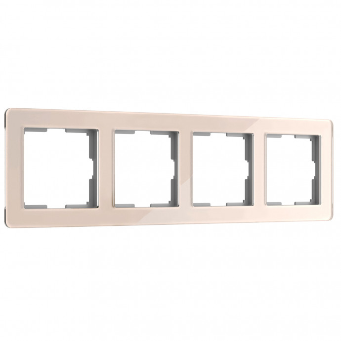 Рамка на 4 поста Acrylic (айвори) W0042743