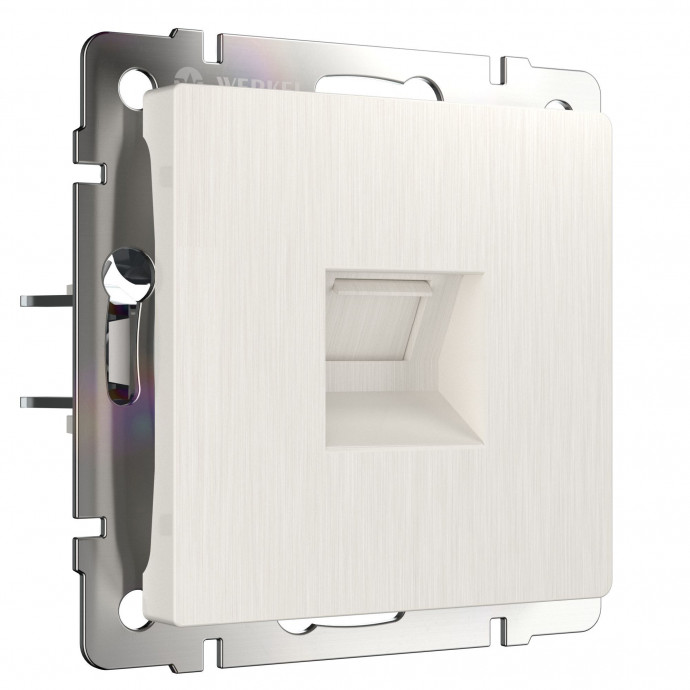 Розетка Ethernet RJ-45 (перламутровый рифленый) W1181013