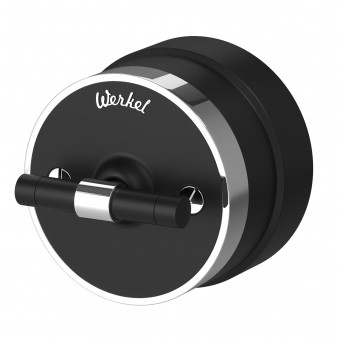 Выключатель на 4 положения двухклавишный (черный матовый/хром) W5822051