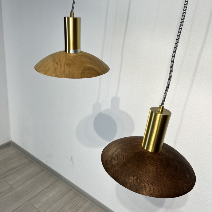 Подвесной Светильник Wood Dark Brown By Imperiumloft