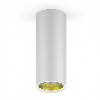 HD012 LED светильник накладной HD012 12W (белый золото) 3000K 79x200,900лм,1/30