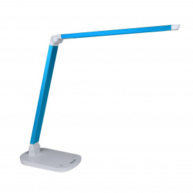 TLD-521 Blue/8W/Светильник настольный/LED/800Lm/5000K/Dimmer/Цвет-синий металлик, шк 4690485070009