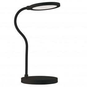 TLD-553 Black/LED/400Lm/4500K/Dimmer/USB Светильник настольный, 6W. Встроенный аккумулятор 1200mAh. Сенсорный выключатель. Черный. ТМ Uniel, шк 4690485099673