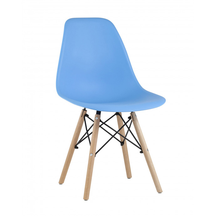 Стул Eames Style DSW голубой x4