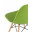 Стул Eames Style DSW зеленый x4