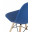 Стул Eames Style DSW синий x4